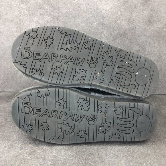 Bearpaw Nova Suede Sheepskin Winter Boot Bootie, Charcoal Gray, Women's 9 - Picture 7 of 9